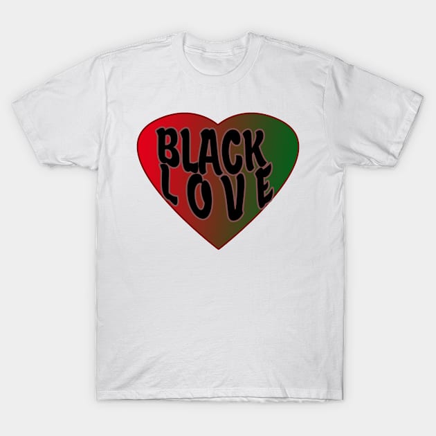 Black Love T-Shirt by Enlightenment Retrend